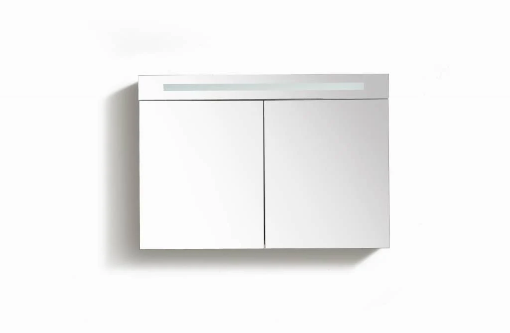 Spiegelkast 120 met Led verlichting Light Wood Spiegelkast 120 met Led verlichting Light Wood