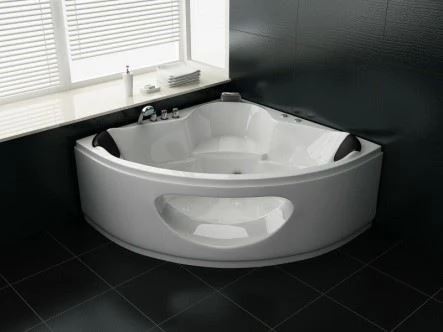 Kwartrond Whirlpoolbad Luzi Malta 150x150x56cm