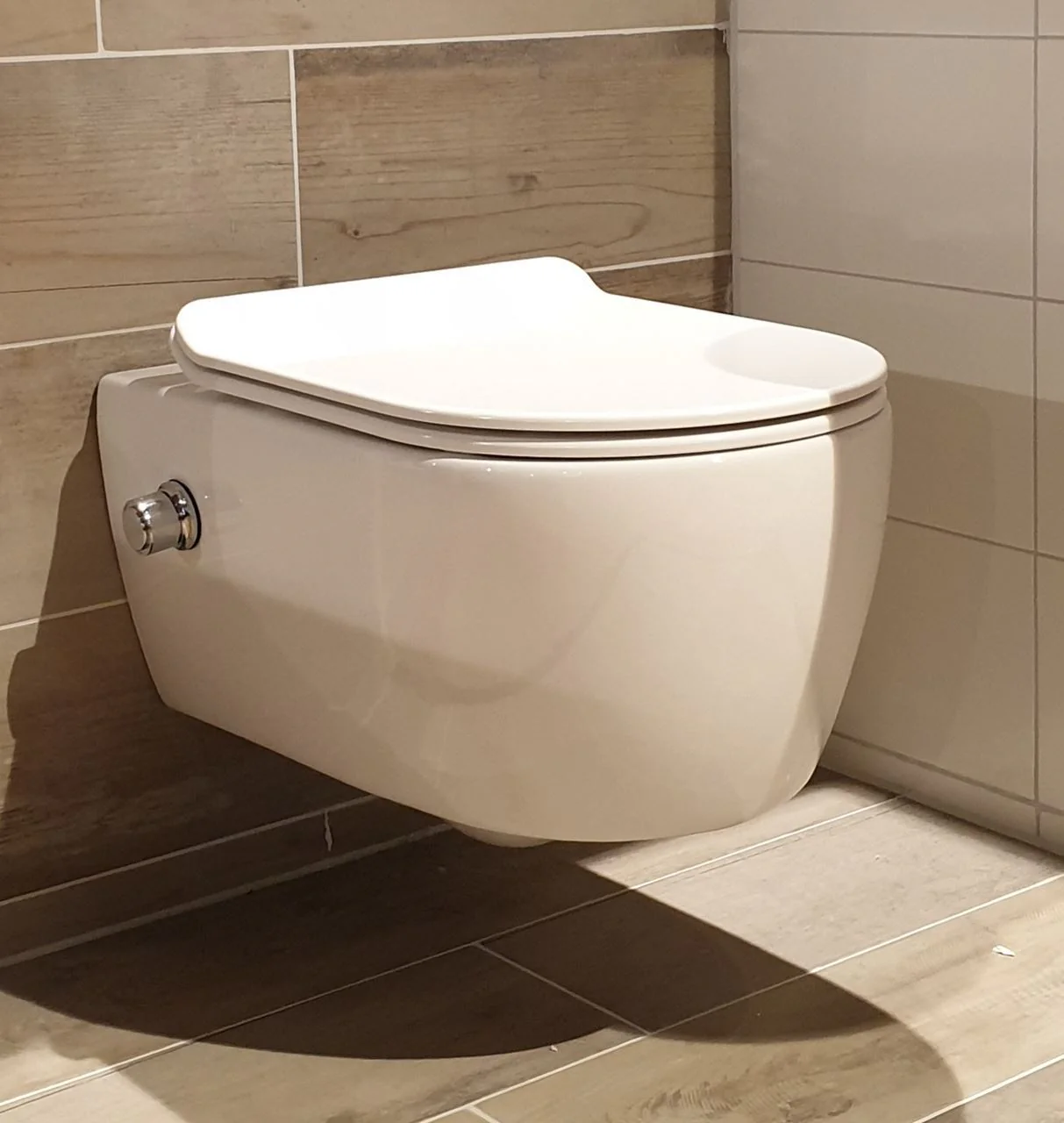 Rimfree Toilet 54Cm Luzi Easy Flush Met Bidet