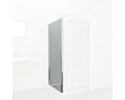 Zijwand Sanotechnik Elite chroom 90×195 muurprofiel Antikalk