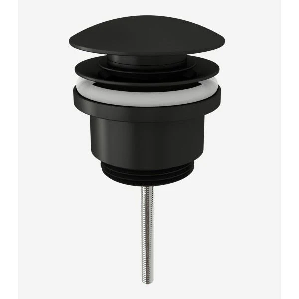 Afvoerplug Klikwaste Mat Zwart Sanotechnik Soho Black
