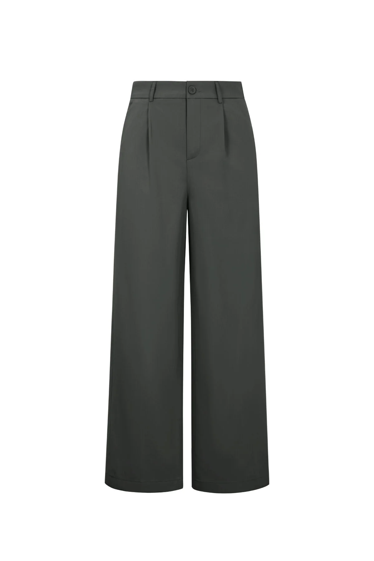 Geweven Polyestervezel Vrouwen Rechte Broek Casual Herfst/Winter