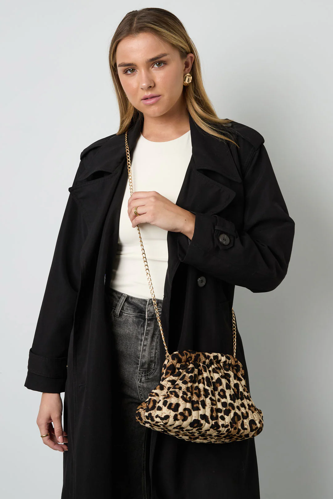 Schoudertassen Luipaardprint Casual Katoen Dagelijkse Accessoires