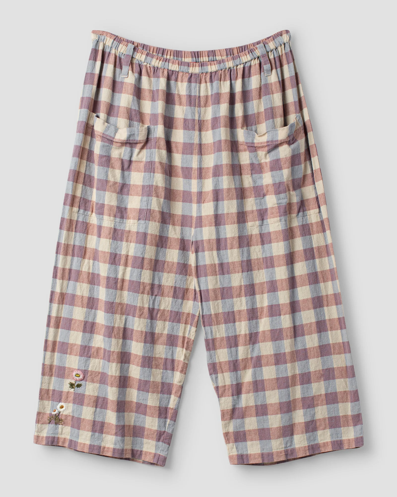 Ewa i Walla broek checked cotton Henny 11418 SS25 original
