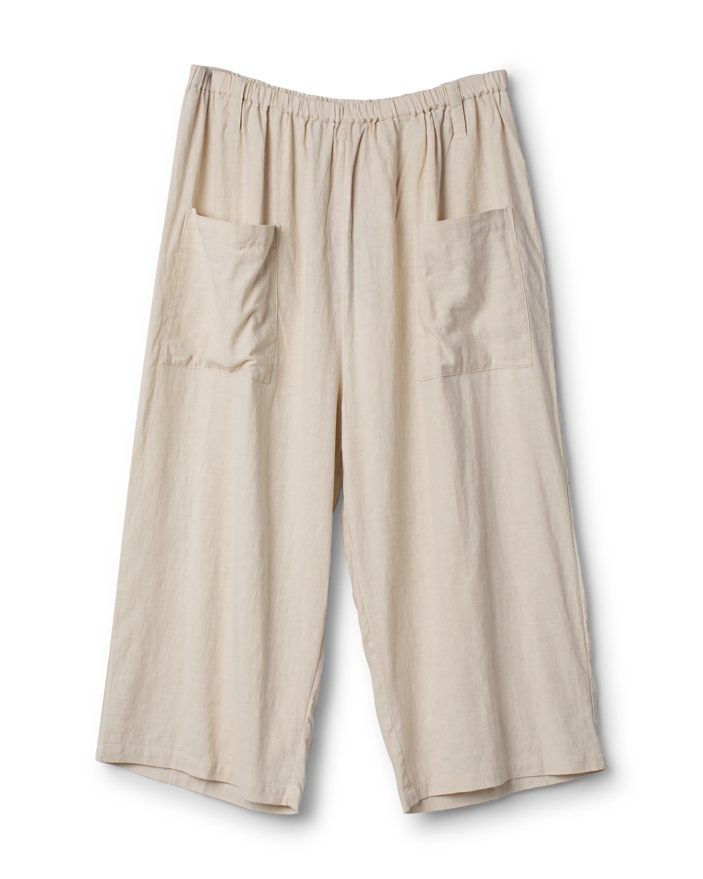 Ewa i Walla broek checked linen Henny 11444 SS26 oat