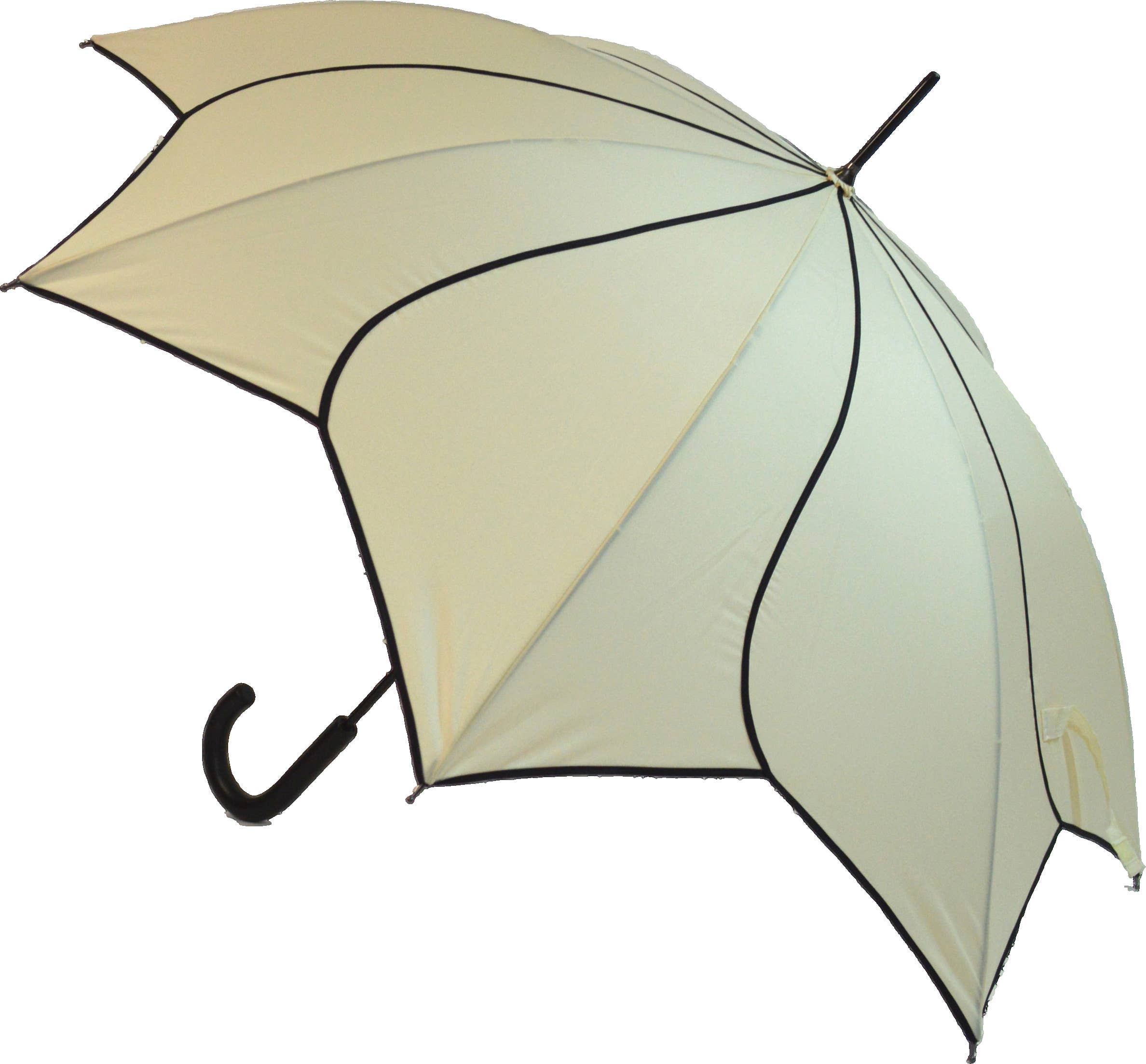 Beige Swirl Paraplu Beige