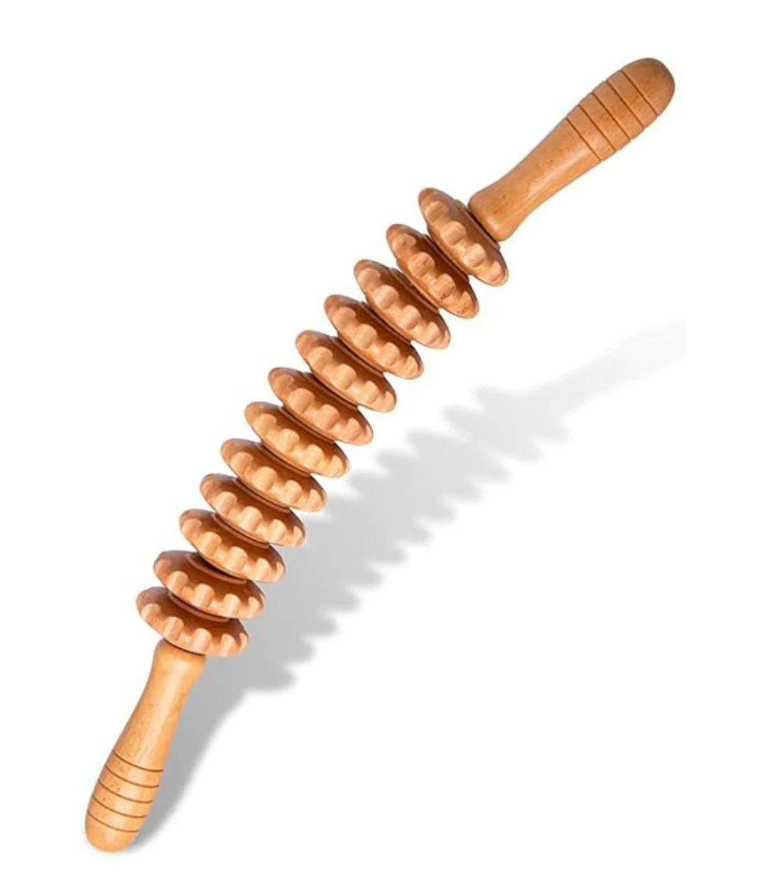 Cellulite Massageroller Dames Beige – Huidverzorging Lichaam – Hout