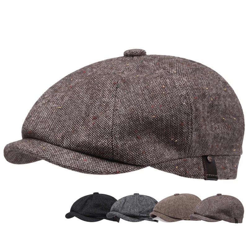 Hoed Heren Zwart – Krantenverkoperhoed voor Ivy Driving Hat