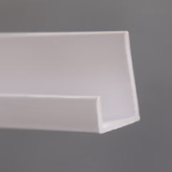 Eastbrook PVC Eindprofiel U Wit