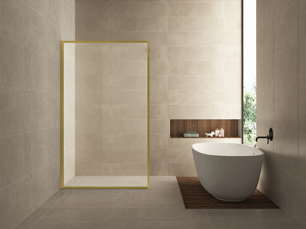 Square inloopdouche 900 x 2000 x 8 mm nano helder glas/geborsteld messing Square inloopdouche 900 x 2000 x 8 mm nano helder glas/geborsteld messing