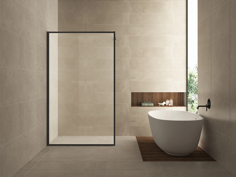 Square inloopdouche 800 x 2000 x 10 mm nano helder glas/mat zwart Square inloopdouche 800 x 2000 x 10 mm nano helder glas/mat zwart