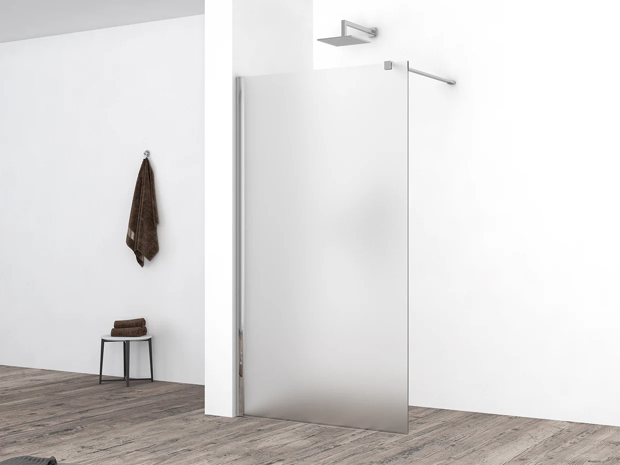 Comfort inloopdouche 1000 x 2000 x 10 mm nano melkglas/chroom Comfort inloopdouche 1000 x 2000 x 10 mm nano melkglas/chroom