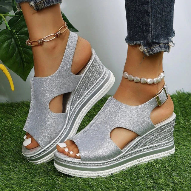 Orthopedische Sandalen Dames – Comfortabele Sandalen voor Optimale Ondersteuning – Zilver