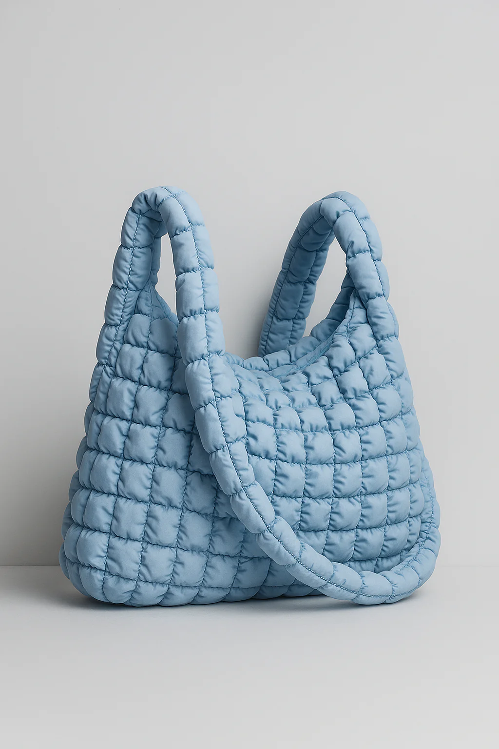 Crossbody Tas Blauw – Stijlvolle Gewatteerde