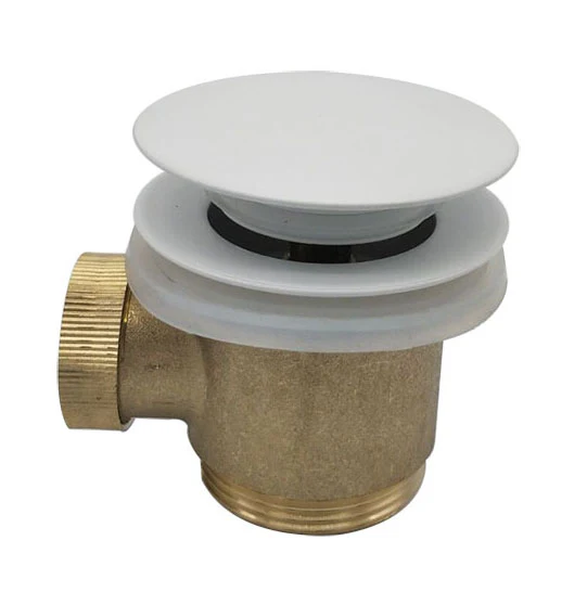 Caral clickwaste afvoerplug vrijstaand bad 1 1/2″ mat wit