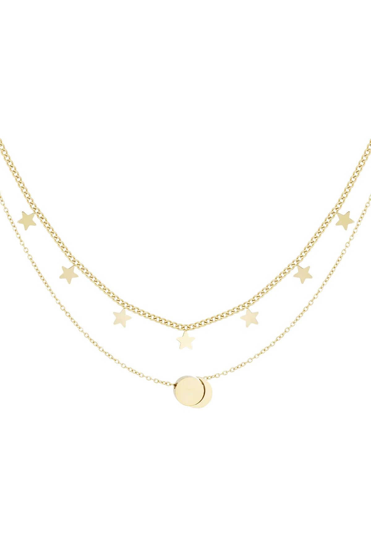 dubbele sterren ketting