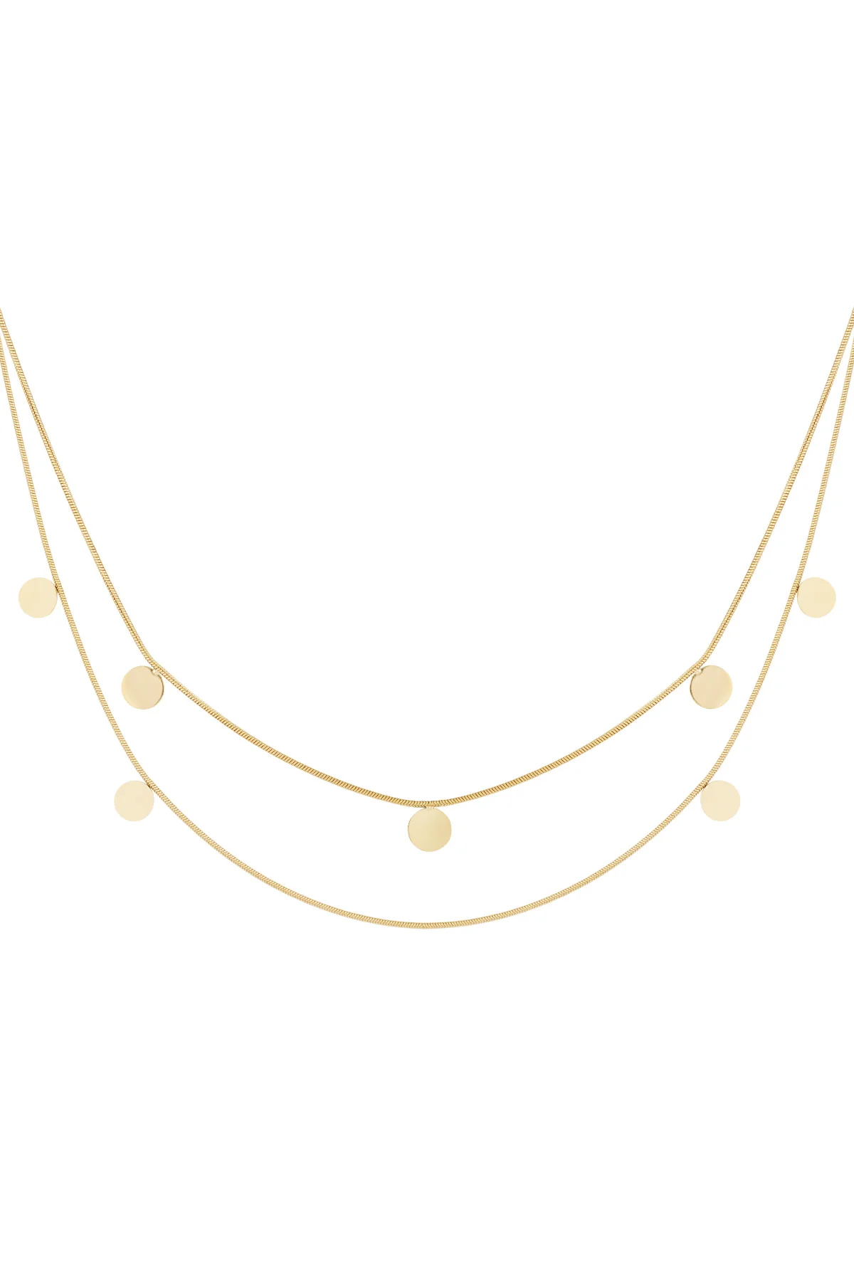 Dubbele ketting munten
