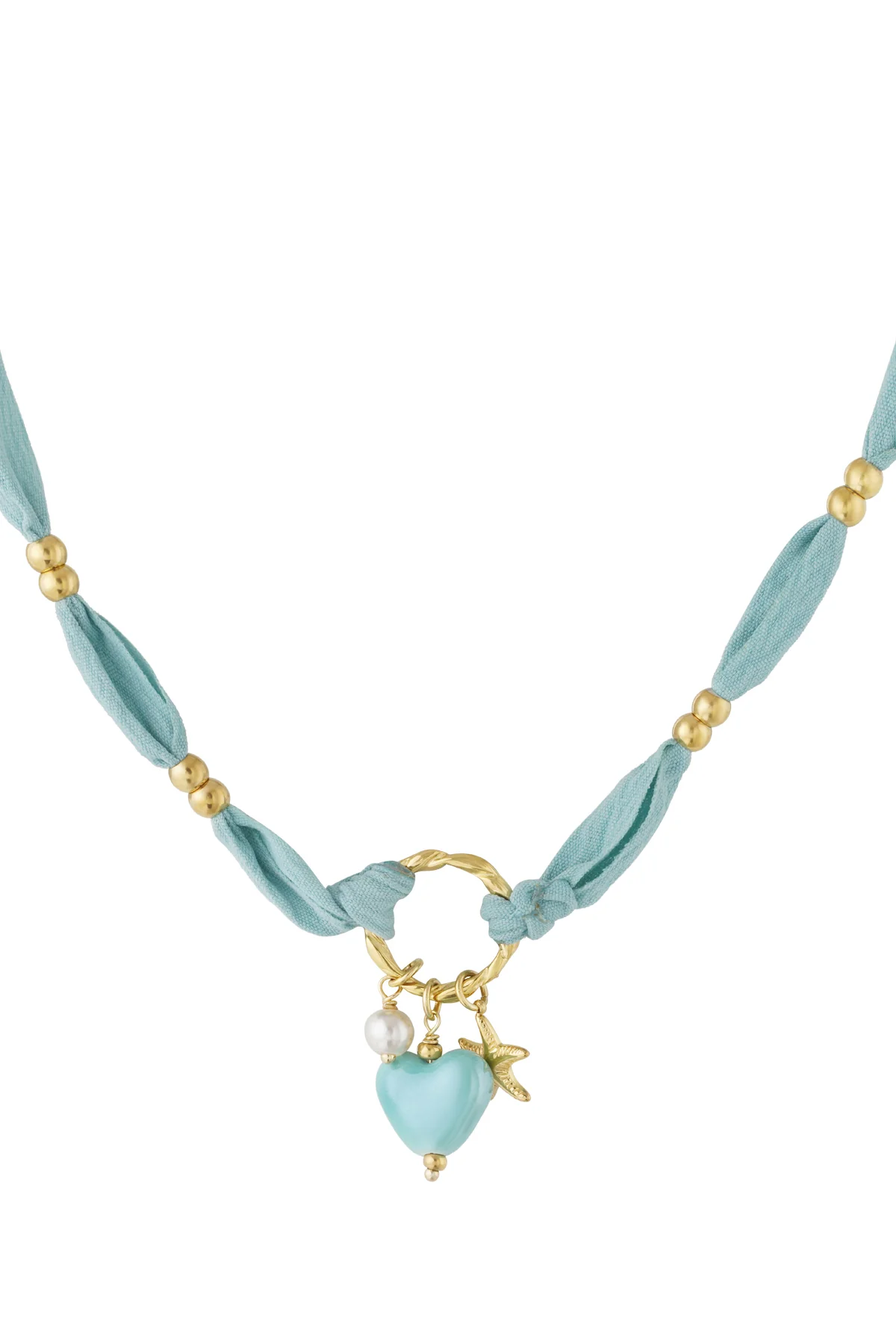 Flower Ketting – Licht blauw