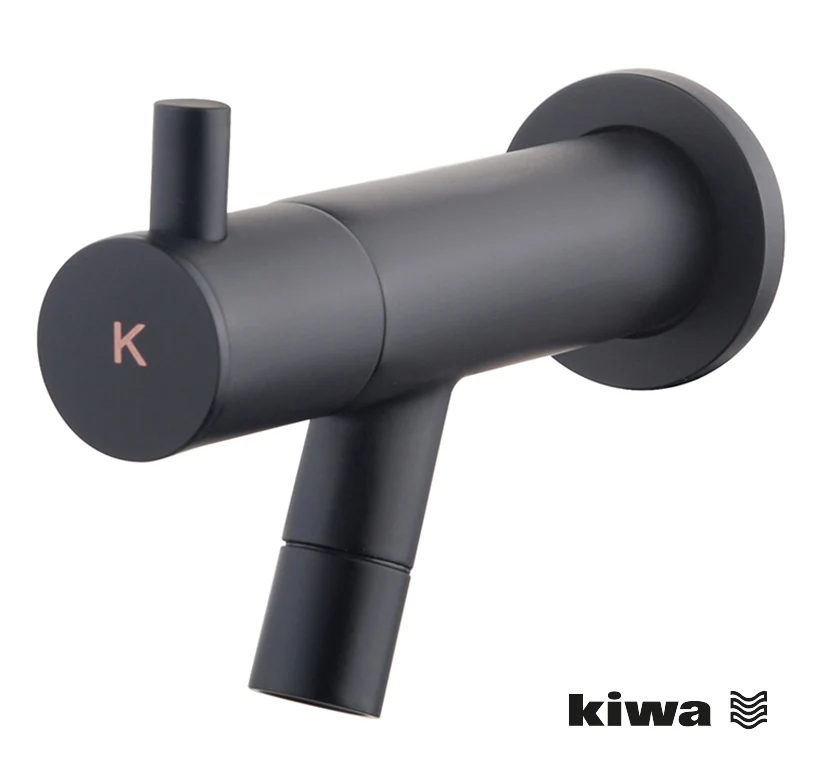 Amador Fonteinkraan met Muurbevestiging KIWA 1/2” Mat Zwart