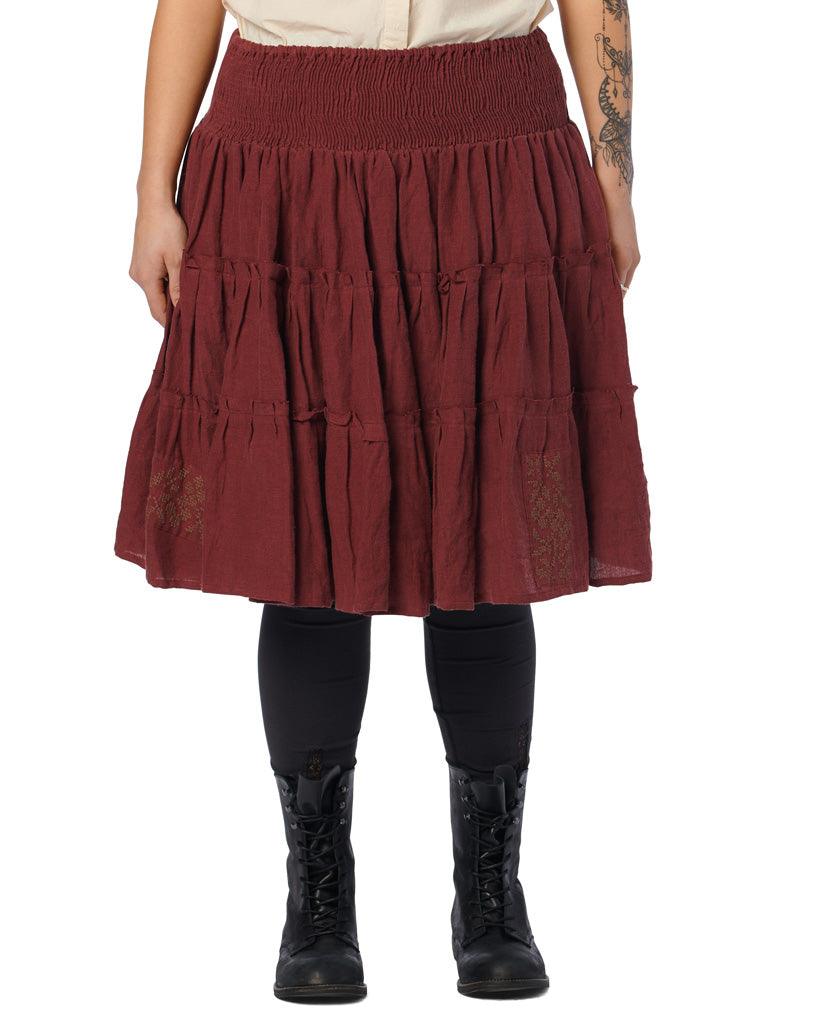 Ewa i Walla Rok Linen 22125 AW21 Antracit