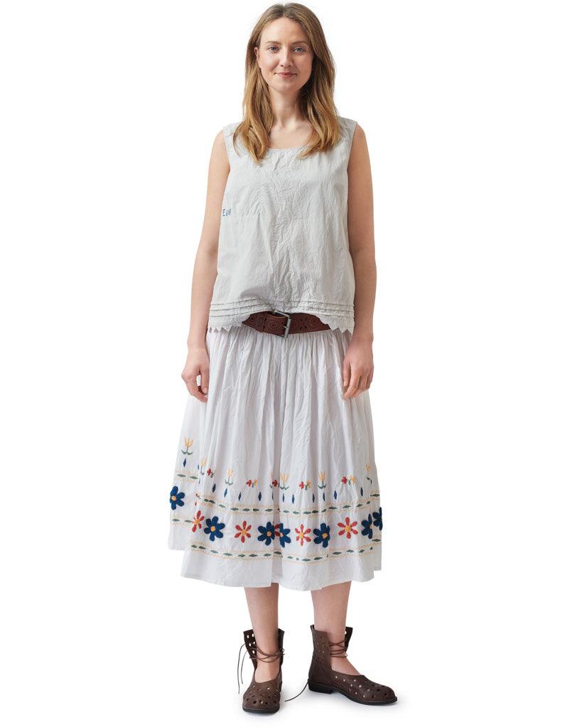 Ewa i Walla Rok Cotton 22135 SS22  White