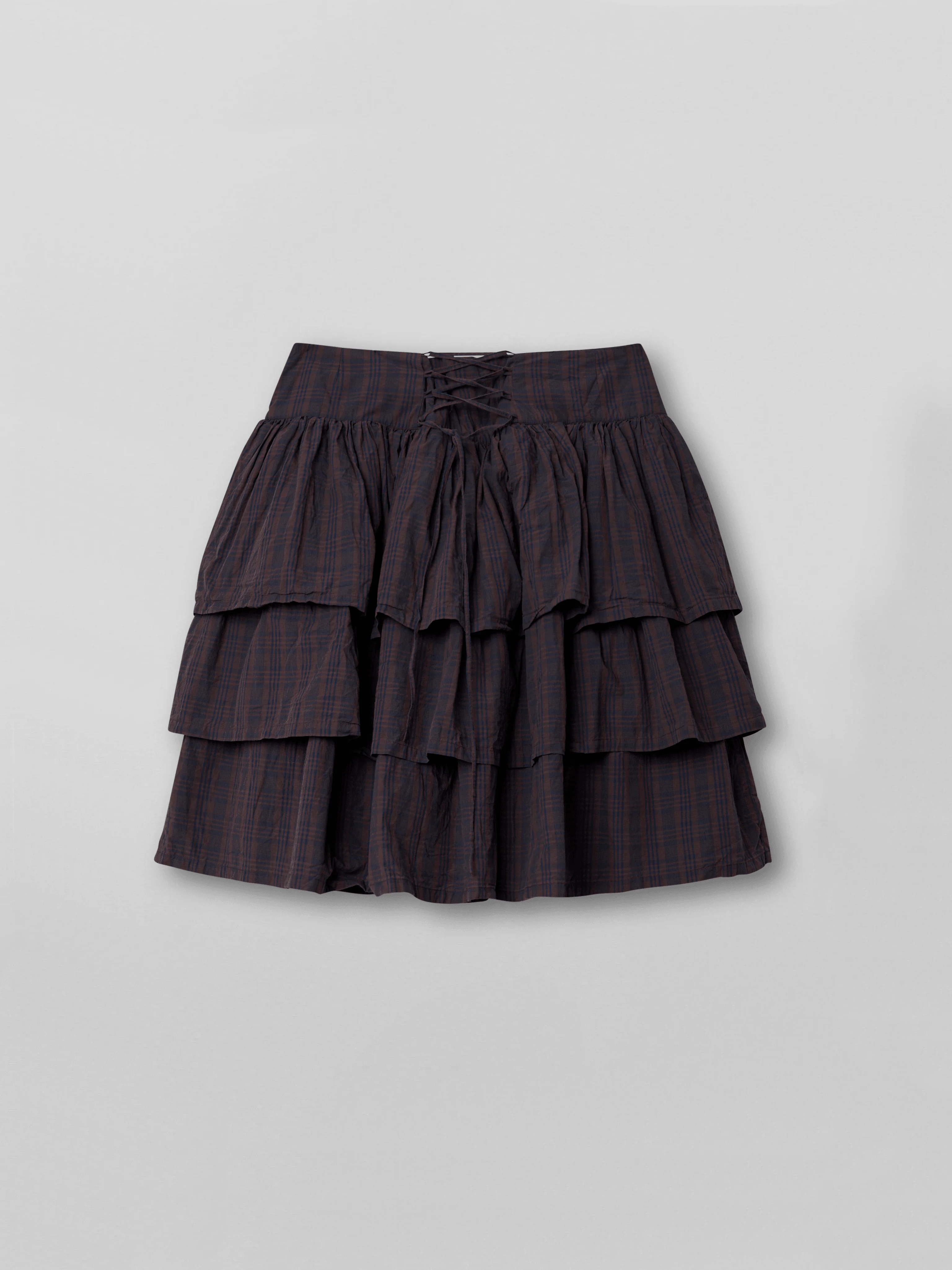 Ewa i Walla Rok Daga Checked Cotton 22159 AW22 Original