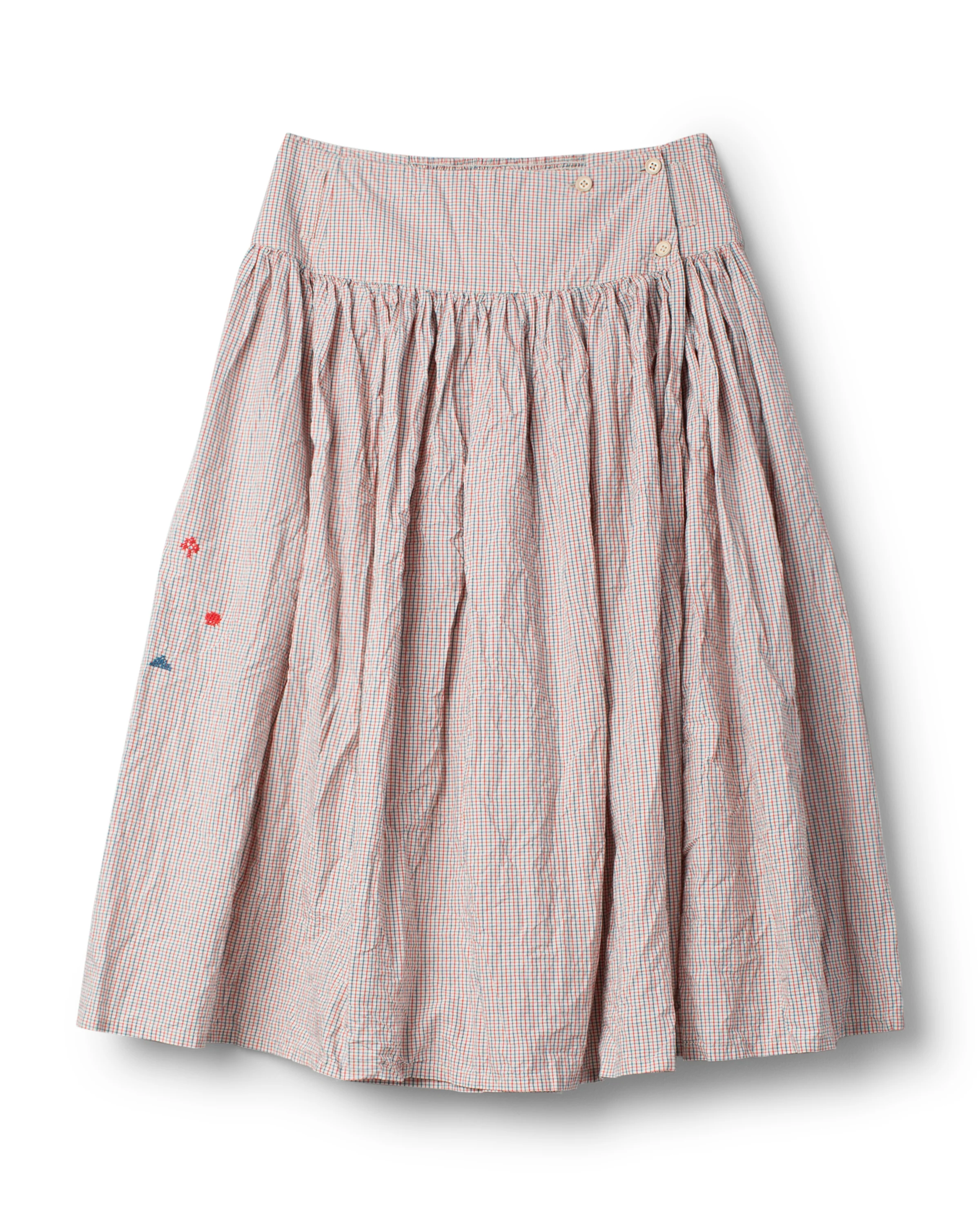 Ewa i Walla rok checked cotton Jannika 22322 SS26 original