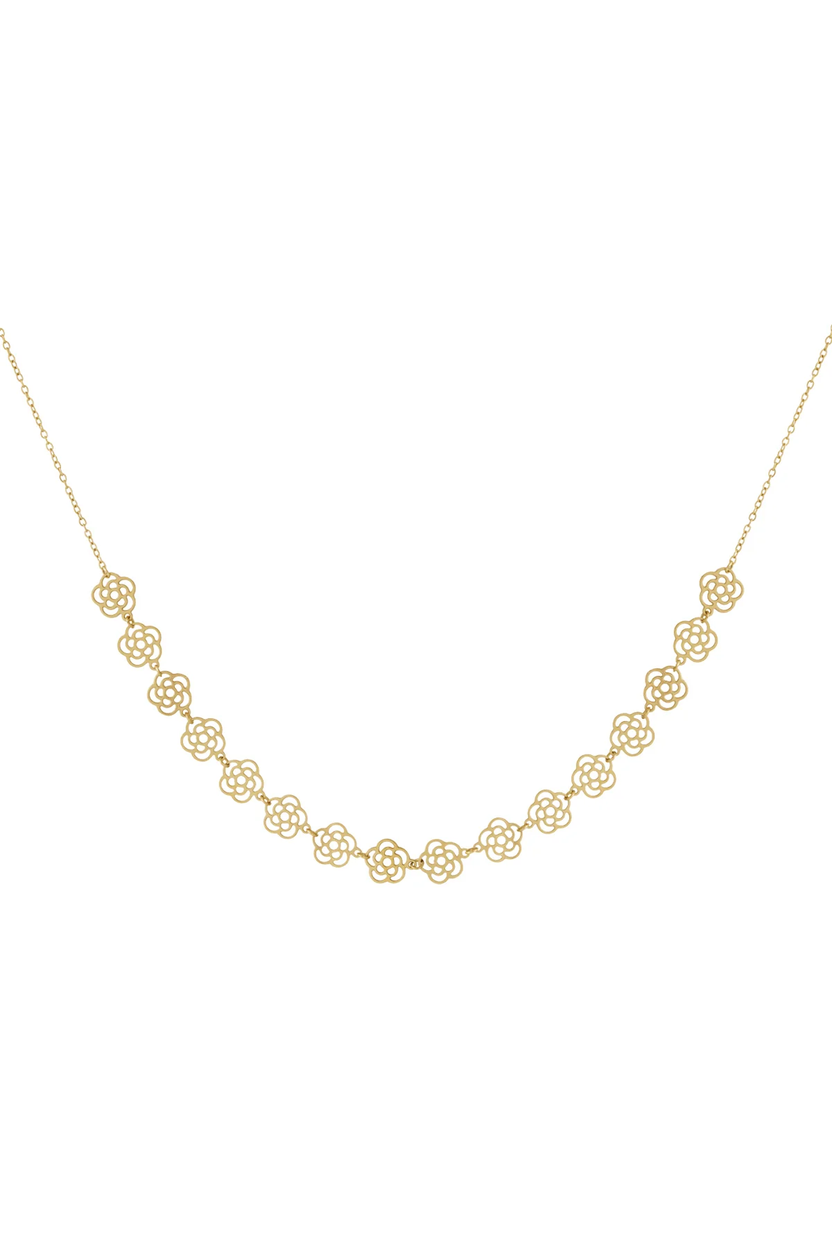 Bloemenliefde ketting