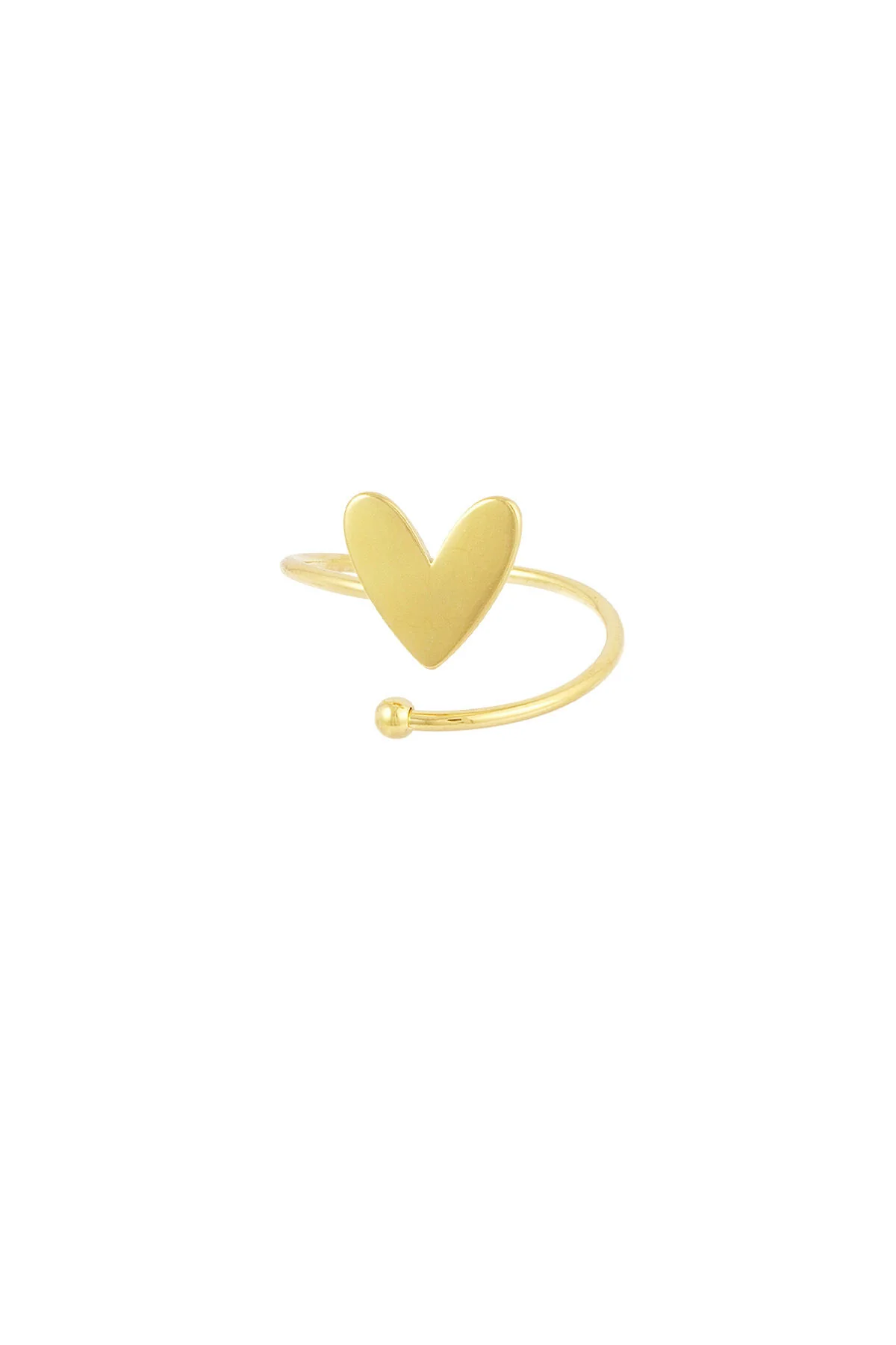 gedraaide liefdes ring