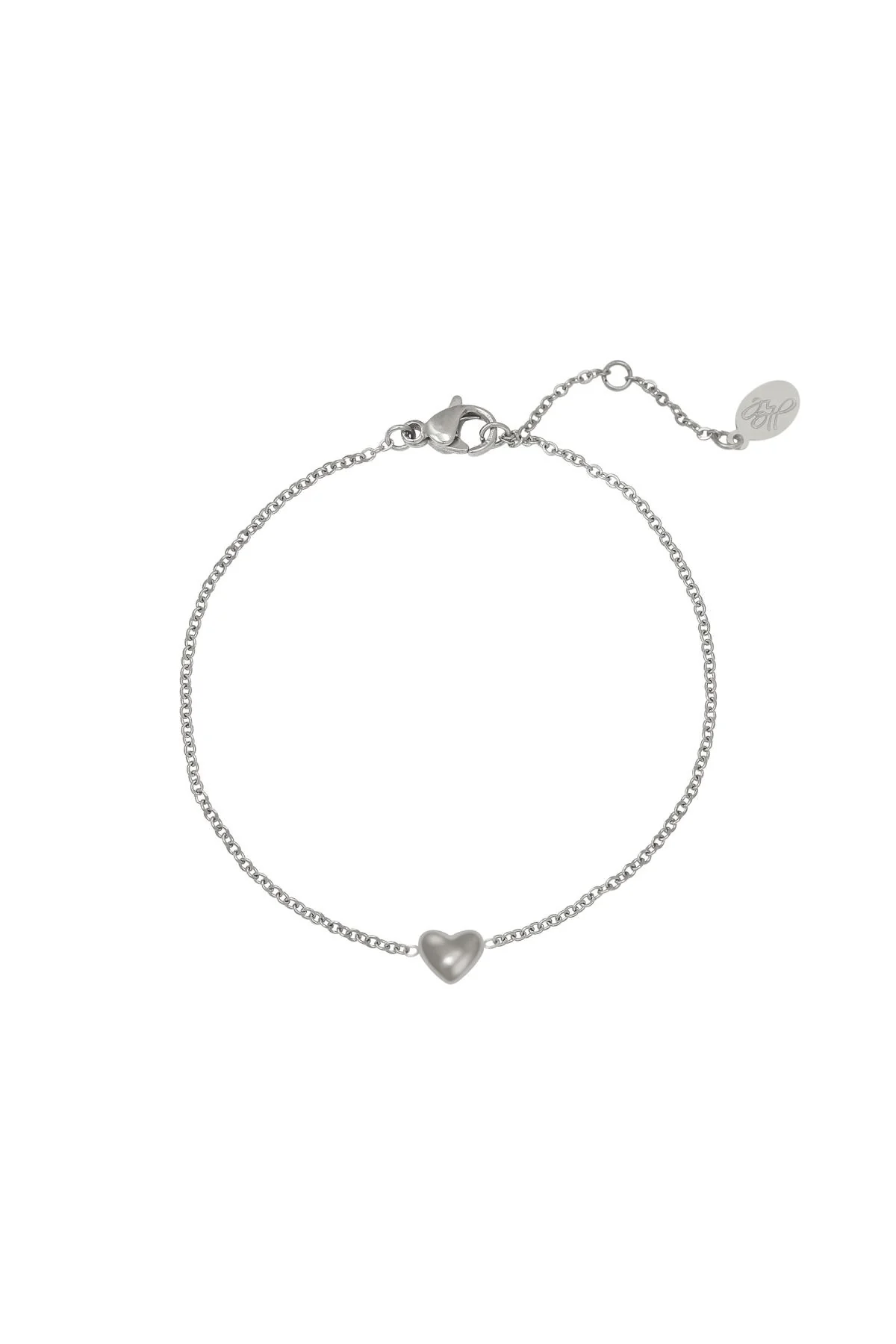 Armband Always in my Heart Zilver Stainless Steel