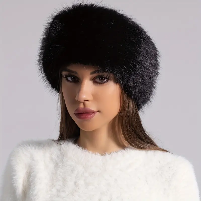 Pluche Hoofdband Dames – Stijlvol Warm Winter – Pluche