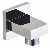 Rombo wandaansluitbocht vierkant 1/2″ chroom