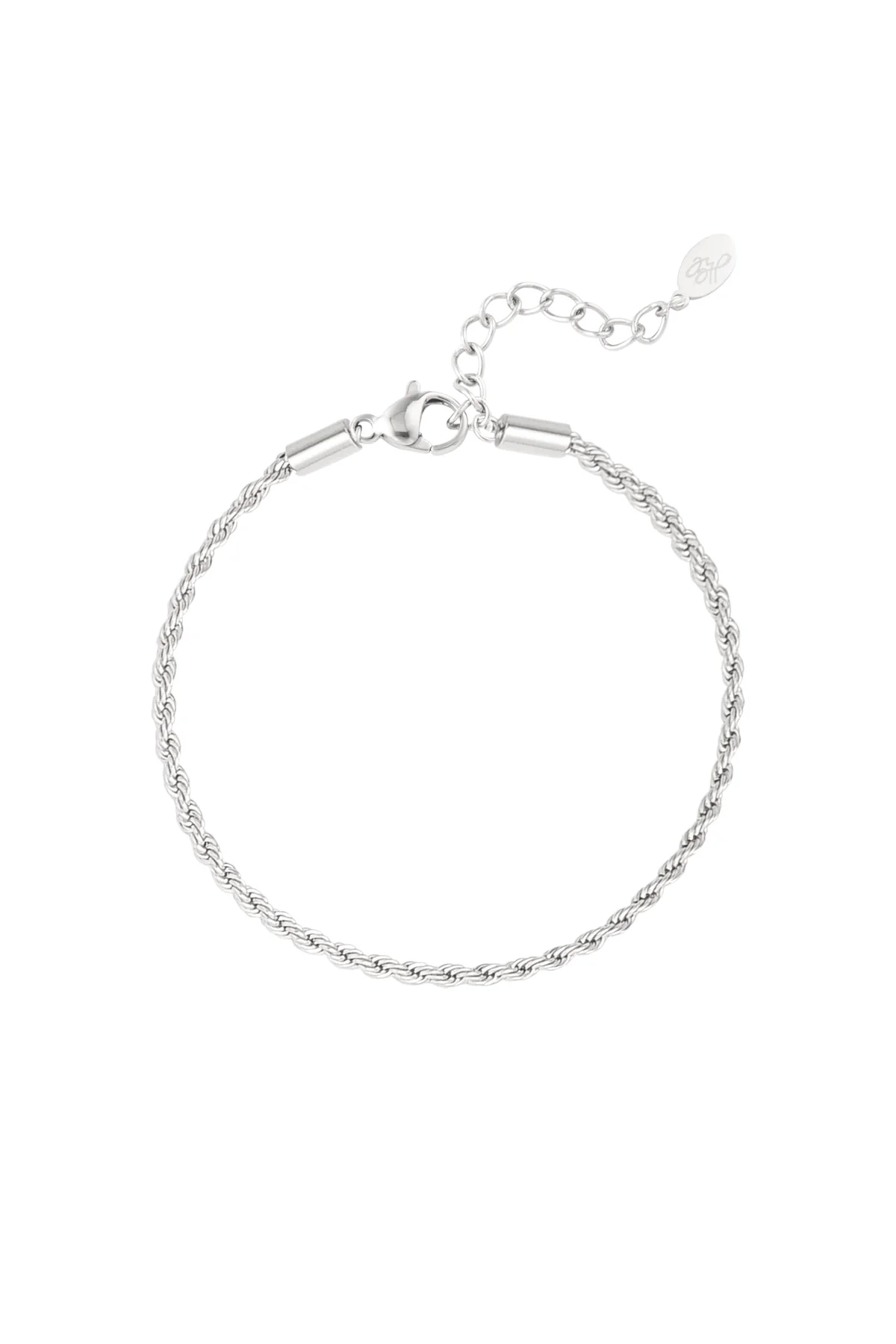 Armband jasseron gedraaid smal – zilver-2.0MM