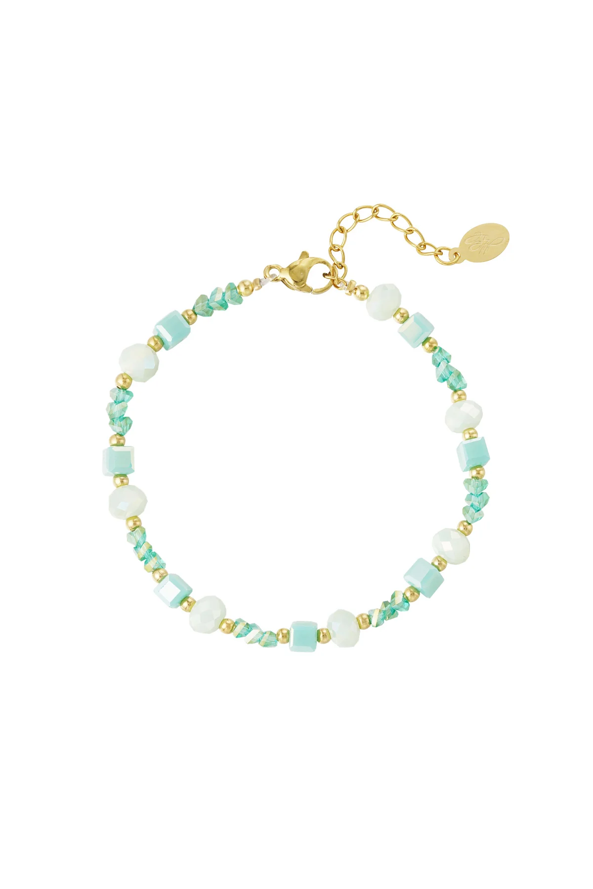 armband twisted love – groen