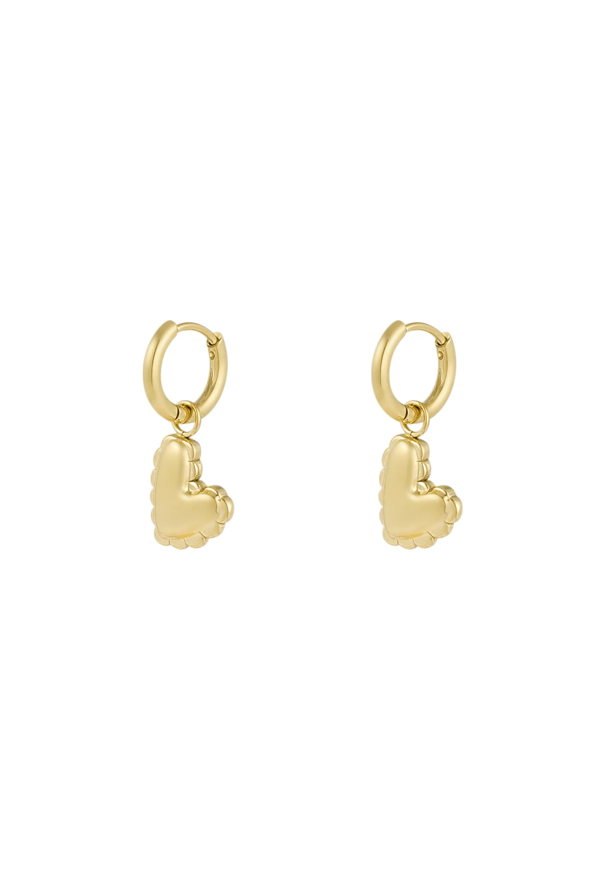 kleine hangende hartjes charm oorbellen kleine hangende hartjes charm oorbellen