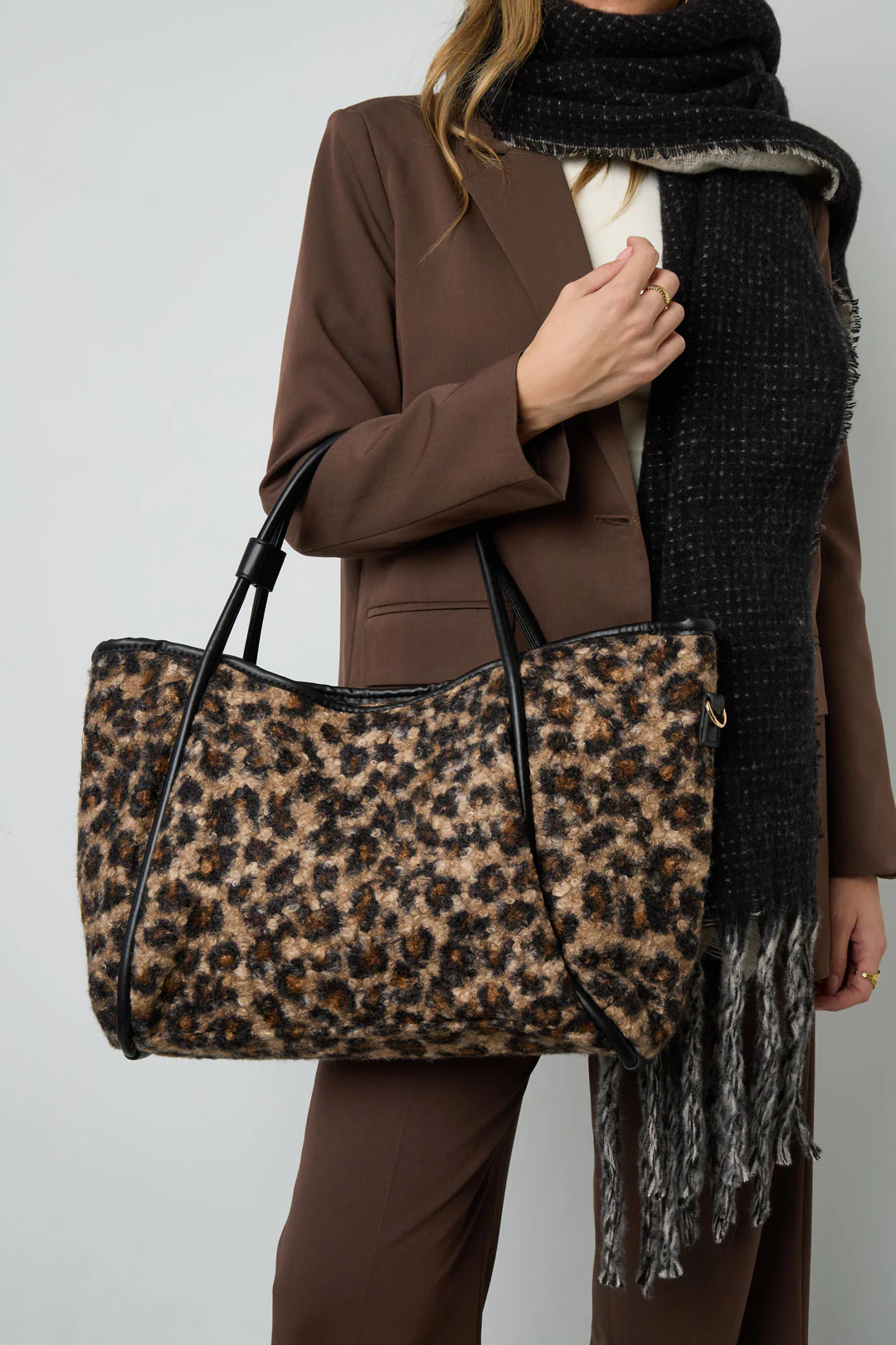 Tote Bags Luipaardprint Casual Katoen Dagelijkse Accessoires