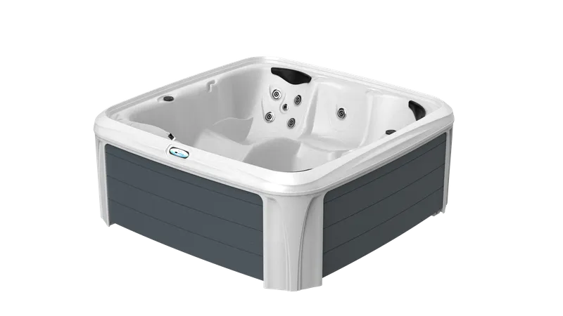 Dream Maker Spas Comfort 2300L Buiten Spa White Diamond Grijs 5 Tot 6 Personen 208×208 Cm