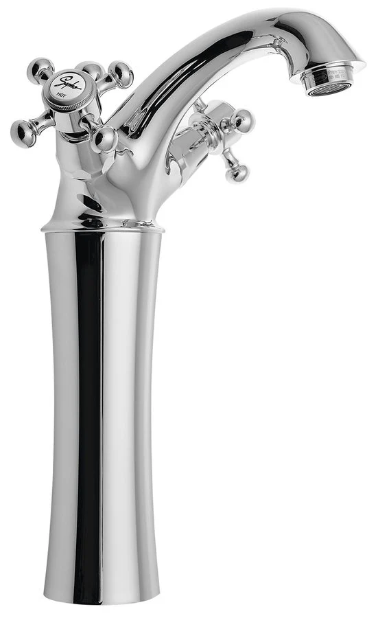 Antea Hoge Wastafelmengkraan Inclusief Afvoerplug (H)245mm, Chroom