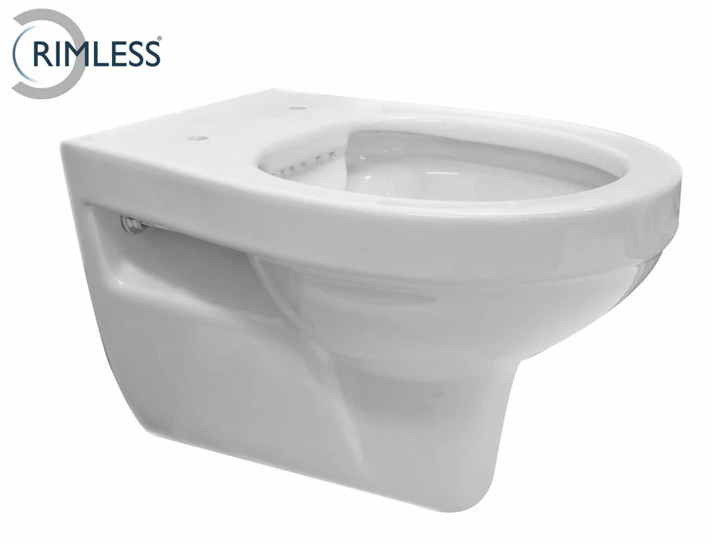 Trevi Wandtoilet Rimless Glans Wit