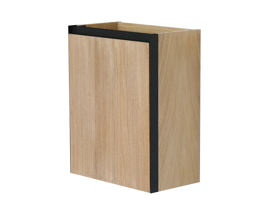 Lotus fonteinkast 40×21,8 cm naturel eik/mat zwart Lotus fonteinkast 40×21,8 cm naturel eik/mat zwart