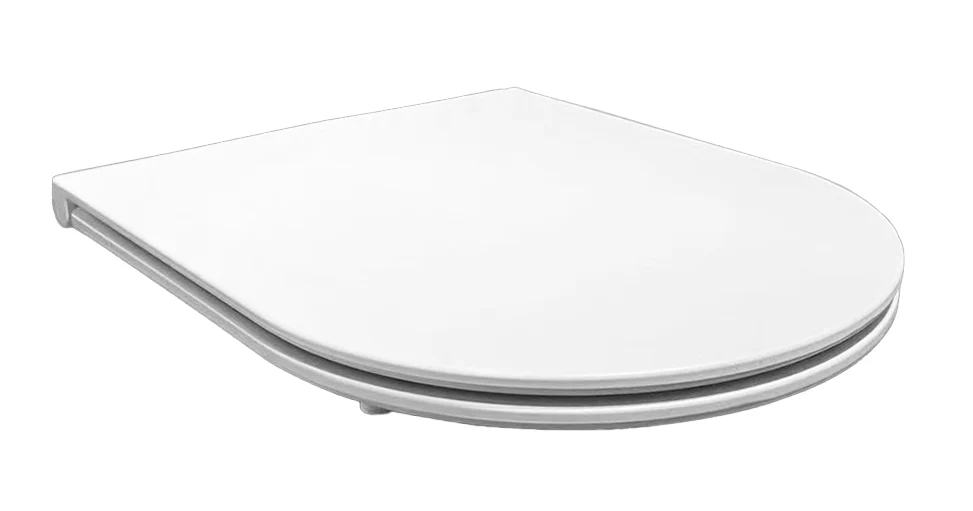 Flatline toiletzitting softclose en quick release mat wit Flatline toiletzitting softclose en quick release mat wit