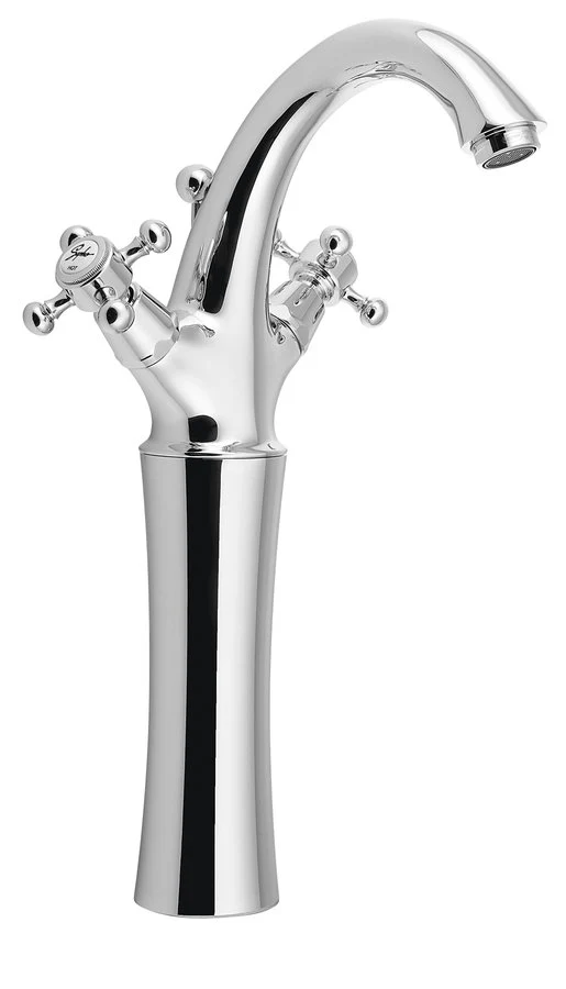 Antea Hoge Wastafelmengkraan Inclusief Afvoerplug (H)300mm, Chroom