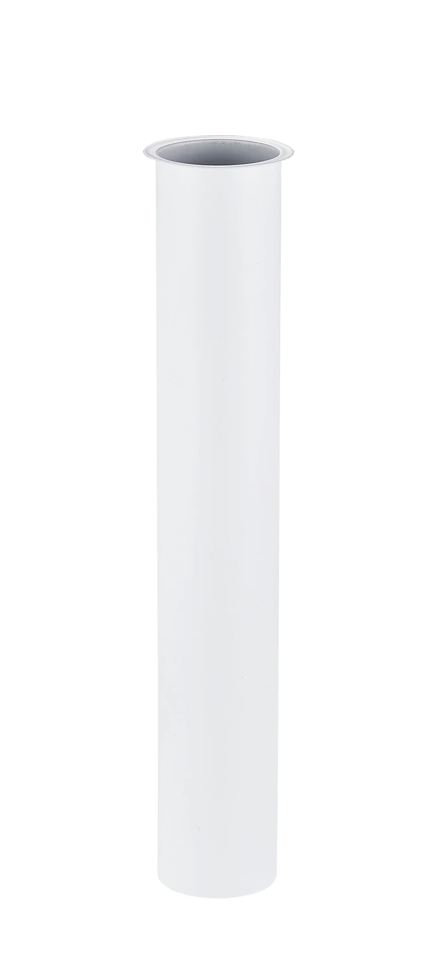 UniMatch sifon verlengbuis 20 cm met kraag mat wit
