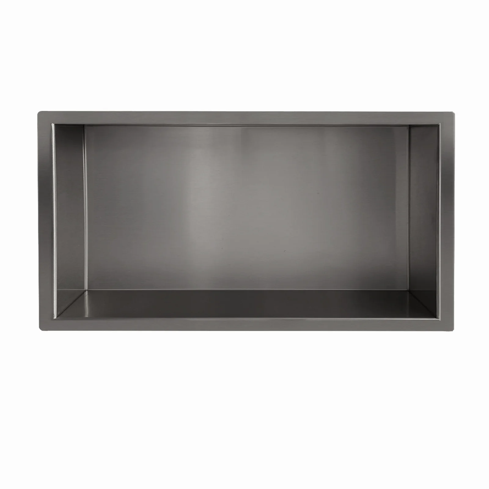 Demis inbouwnis 30 x 60 x 7 cm gunmetal PVD