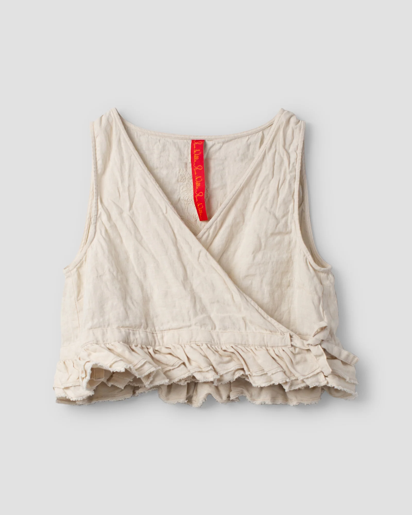 Ewa i Walla vest top linen Connie 33387 SS25 bone