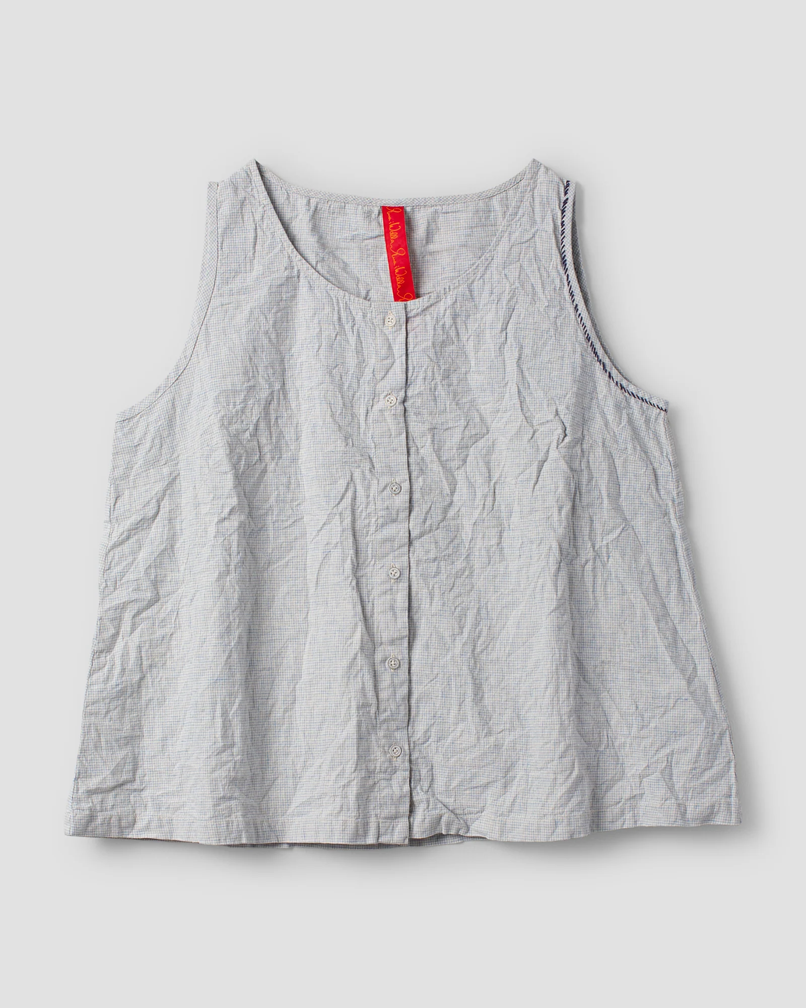 Ewa i Walla Blouse / Top Eliza small checked 33395 SS25 original