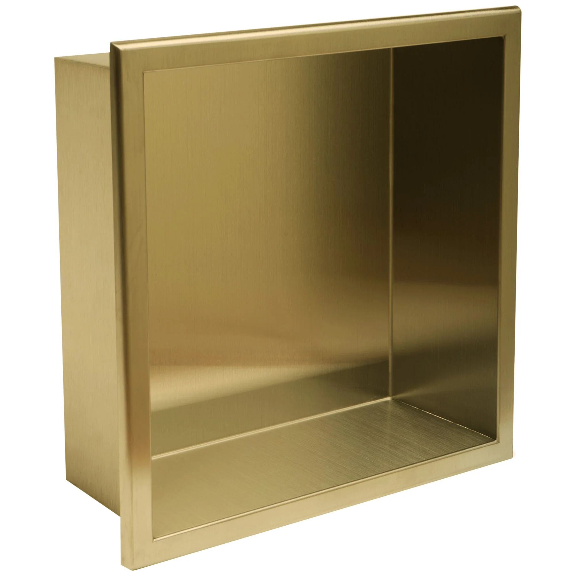 Badkamerplank 30×30 gouden borstel