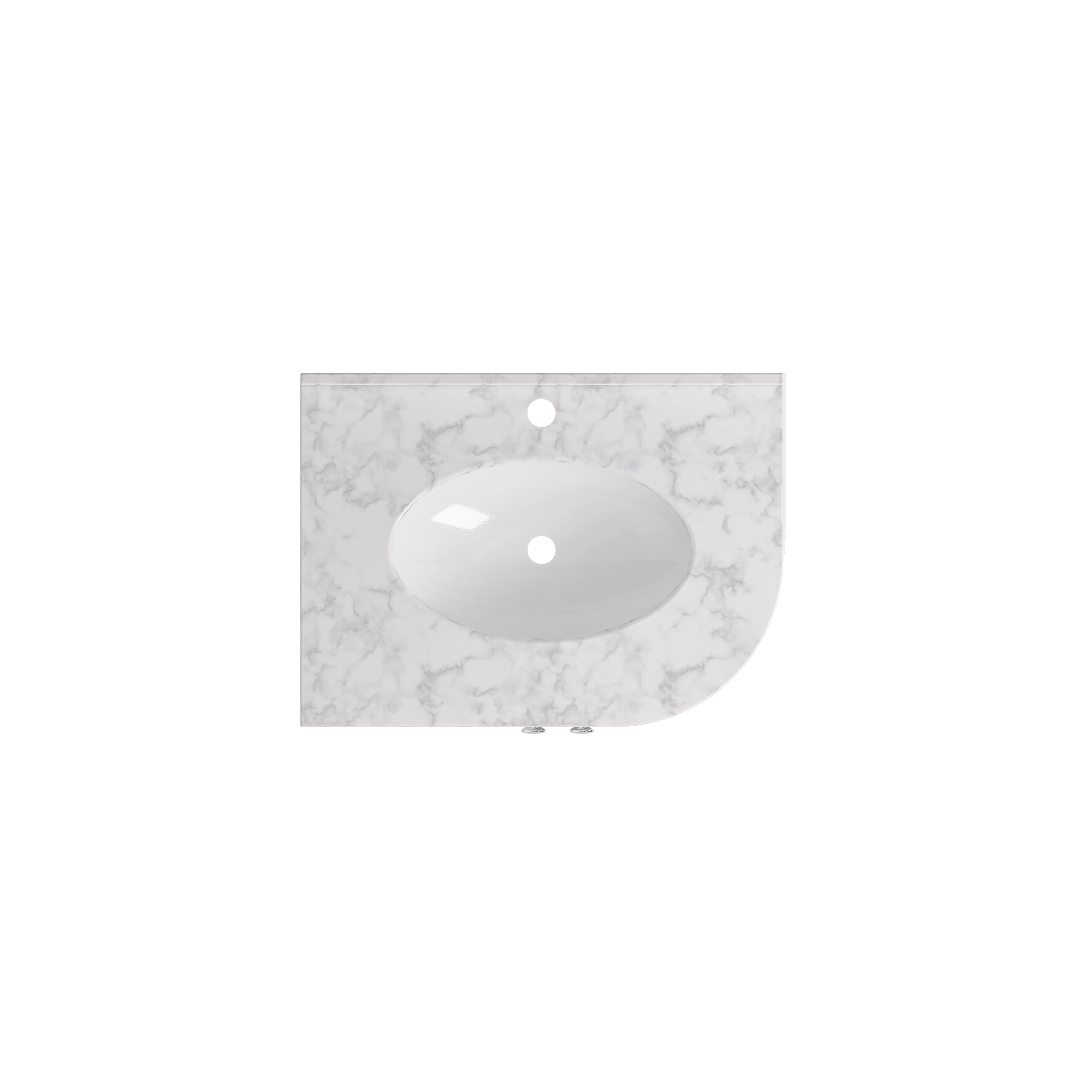 Eastbrook Hardwick Wastafel 60×44 Cm Links Quartz Wit Eastbrook Hardwick Wastafel 60×44 Cm Links Quartz Wit