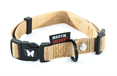 Martin Halsband Verstelbaar Nylon Beige 20-30X1 CM