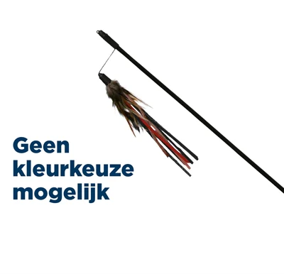 Trixie Kattenhengel Leer Met Veer Assorti 50 CM Trixie Kattenhengel Leer Met Veer Assorti 50 CM